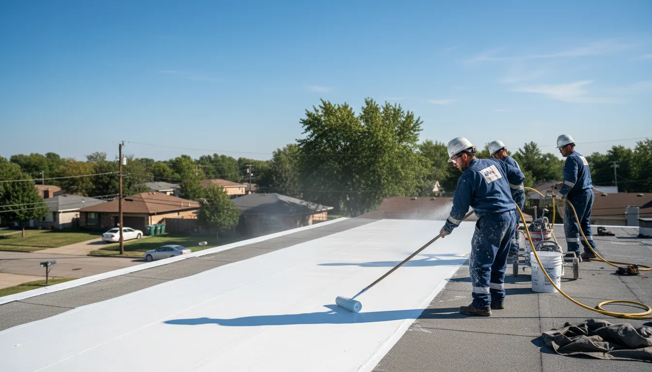 Commercial roof coating in Calhan, CO near me